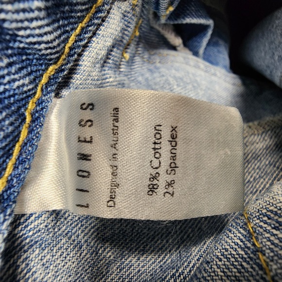 Lioness The Stacey Cargo Jeans Womens Medium (Fits 27x28) High Rise Straight Leg - Picture 9 of 13